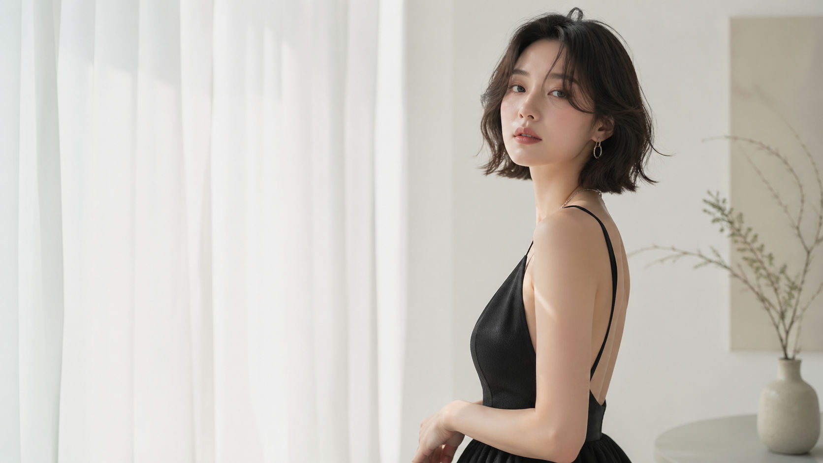 丝韵摄影简约自然光人像主视觉